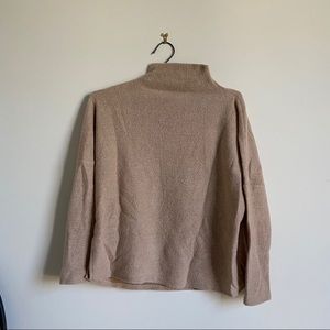 Cream Mockneck Sweater